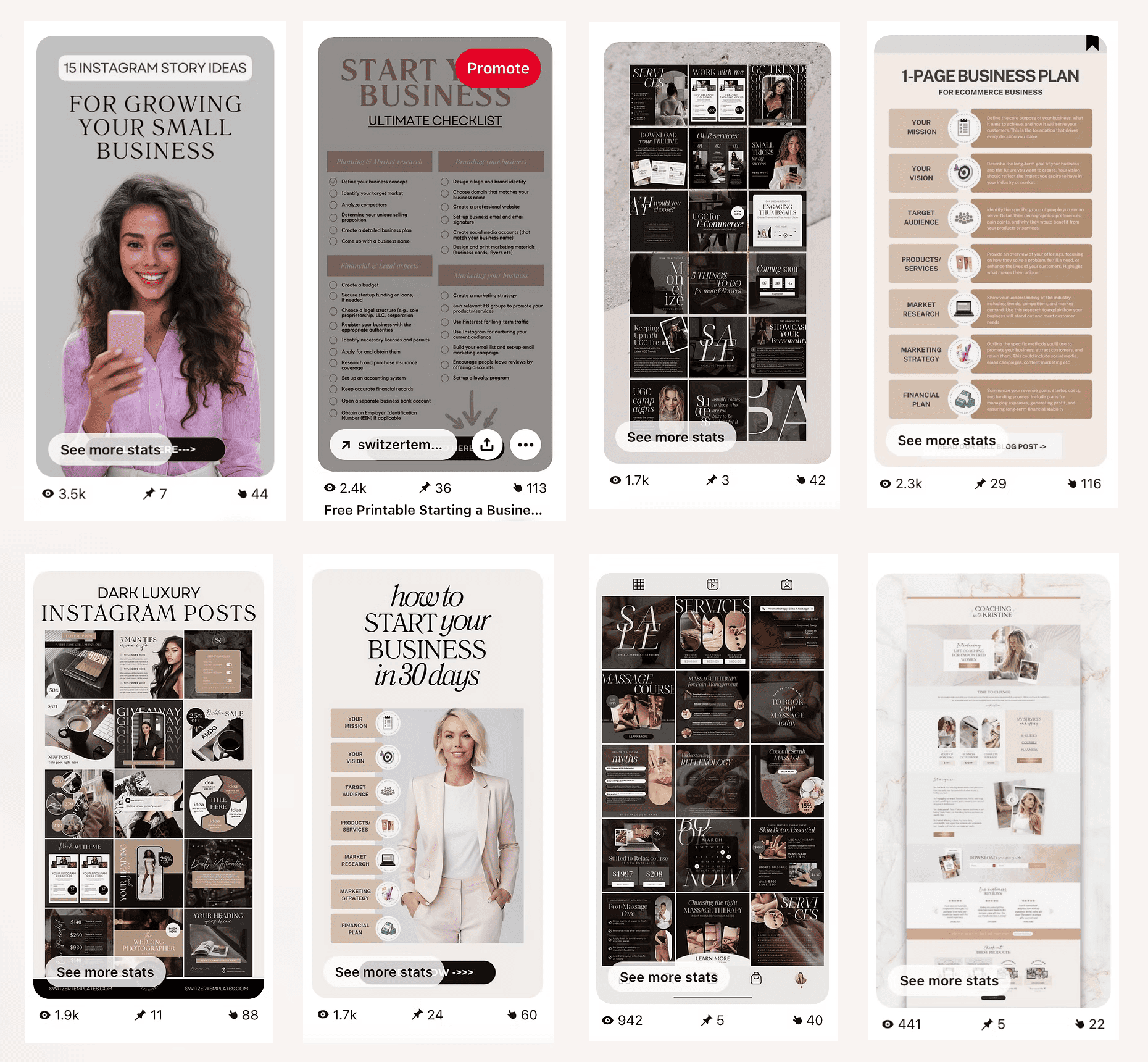 My Pinterest pins